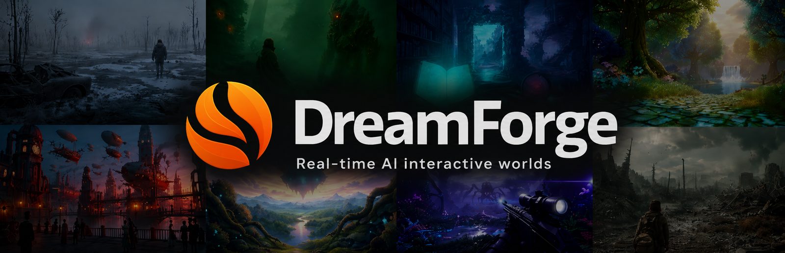 DreamForge generated worlds